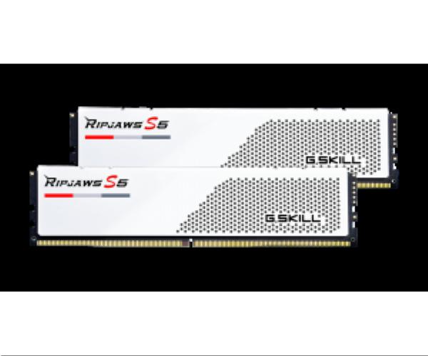 KIT DDR5 PC 32G/5600 (2x16G) GSKILL Ripjaws S5 White Chính hãng (F5-5600U3636C16GX2-RS5W)