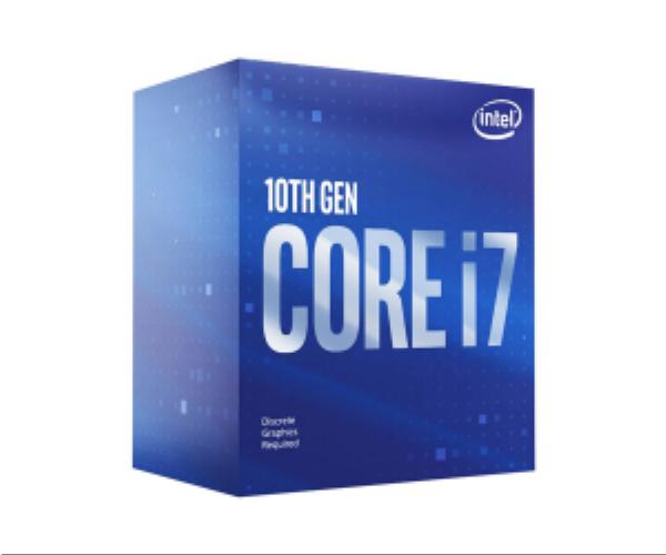 CPU Intel Core i7-10700F Box Chính hãng (2.9GHz up to 4.8GHz, 8 nhân, 16 luồng, 16MB, 65W, dùng VGA)